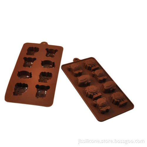 Lfgb 100% Silicone Chocolate Mould For Happy Life In Animal Style 